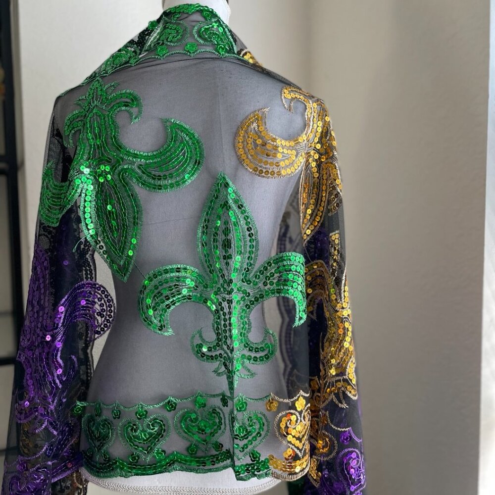 Mardi Gras scarf